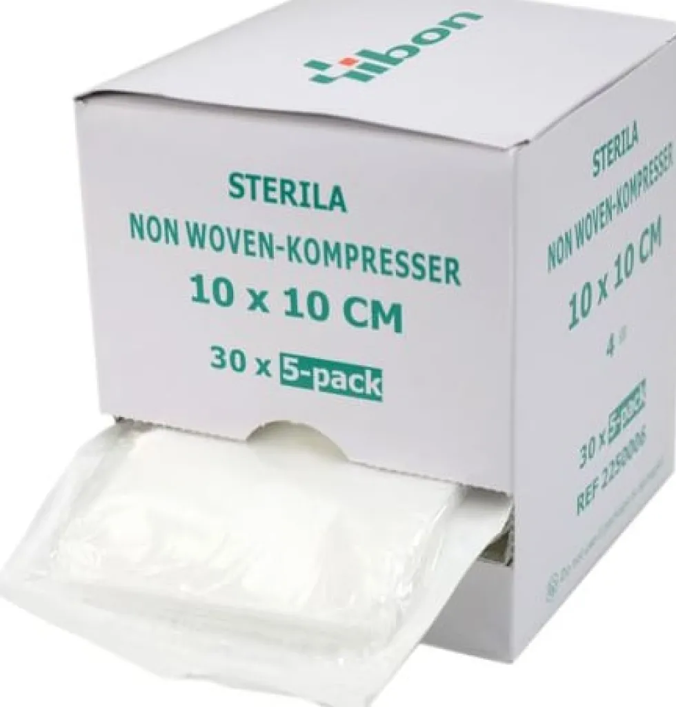 Kompress NW steril 5-p 10x10cm 150/fp