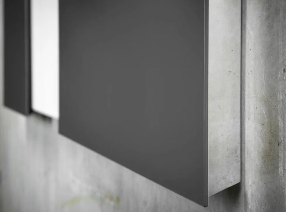 Konferensskåp Glas Cerise, magnetisk