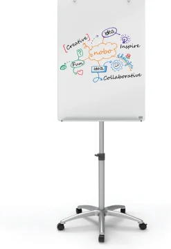 Konferensställ NOBO Glas, magnetisk, 70x100cm