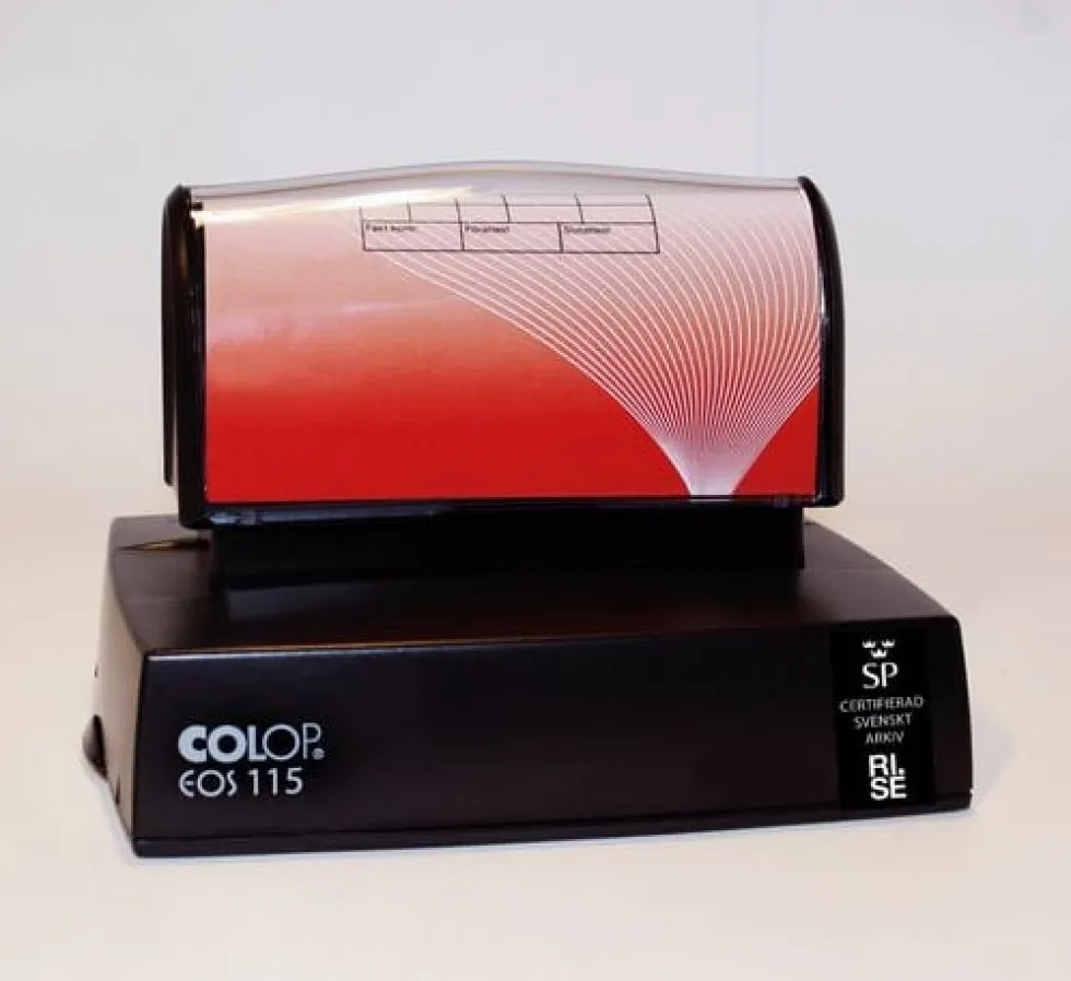 Konteringsstämpel Colop EOS UG2, 78x52mm