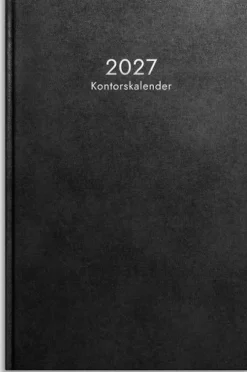 Kontorskalender 2027 svart