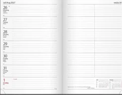 Kontorskalender 2027 svart