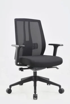 Kontorsstol LYRECO Pegasus mesh svart