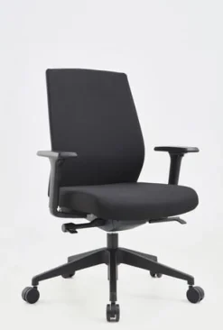 Kontorsstol LYRECO Phoenix synk svart
