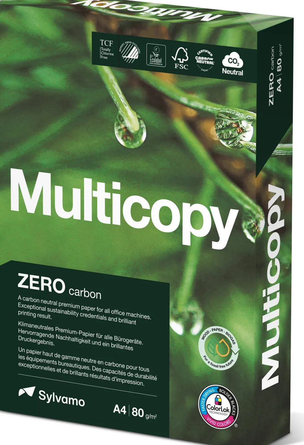 Kopieringspapper Multicopy Next A4 80g, ohålat, 500/fp