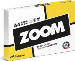 Kopieringspapper Zoom A4 80g ohålat halvpall, 20 krt