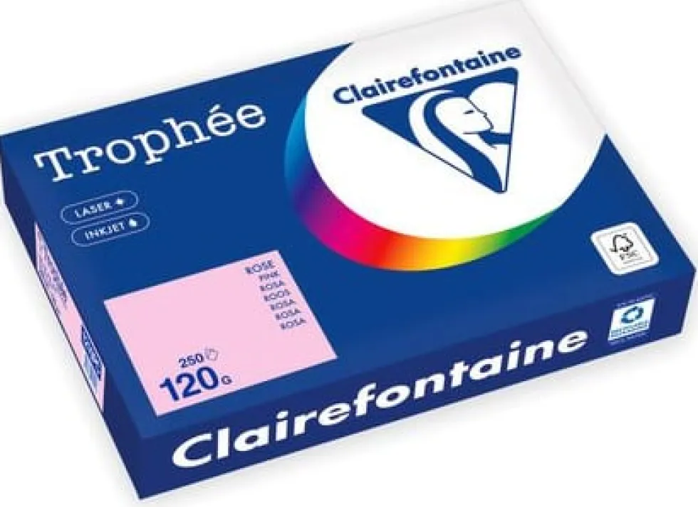 Kop.ppr TROPHEÉ A4 120g oh rosa 250/fp