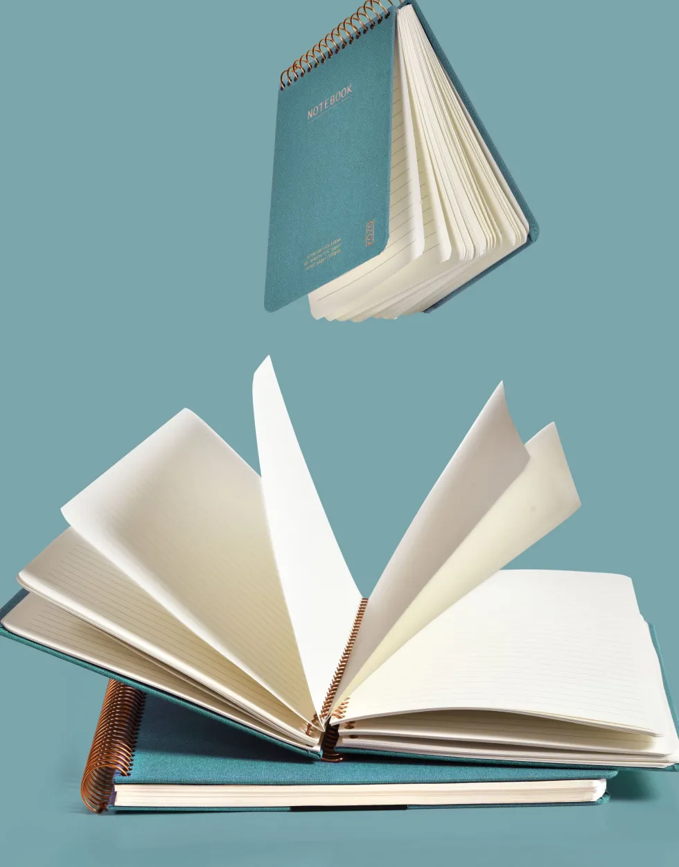 KOZO Anteckningsbok A5 Premium Steel Blue