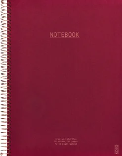 KOZO Anteckningsbok A4 Premium Berry