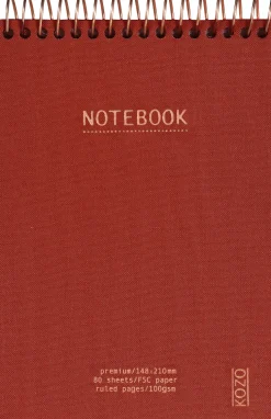 KOZO Anteckningsbok A6 Premium Bric