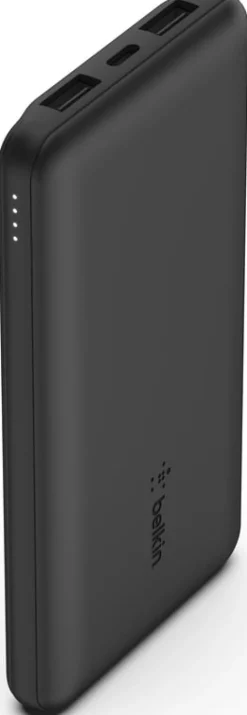 10K Power Bank w/USB-C 15W, Black