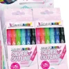 Kreative outliner pen sort. (6) Silver