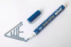 Kreative outliner pen sort. (6) Silver