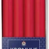 Kronljus LILJEHOLMENS 200mm röd 8/fp