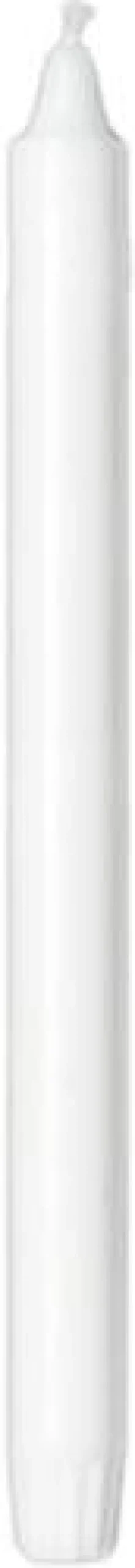 Kronljus Vit, stearin, 24cm, 30/fp