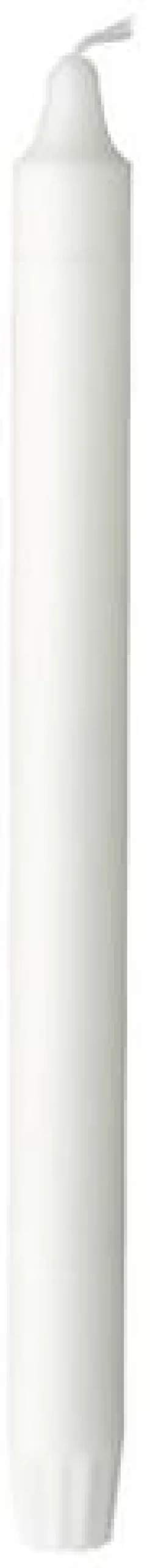 Kronljus Vit, stearin, 20cm, 30/fp