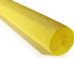 Kräppapper kraftigt 180gr Gul