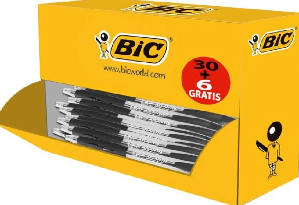 Kulpenna BIC Atlantis Värdep svart 36/fp