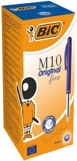 Kulpenna BIC Clic M10 0,8 blå