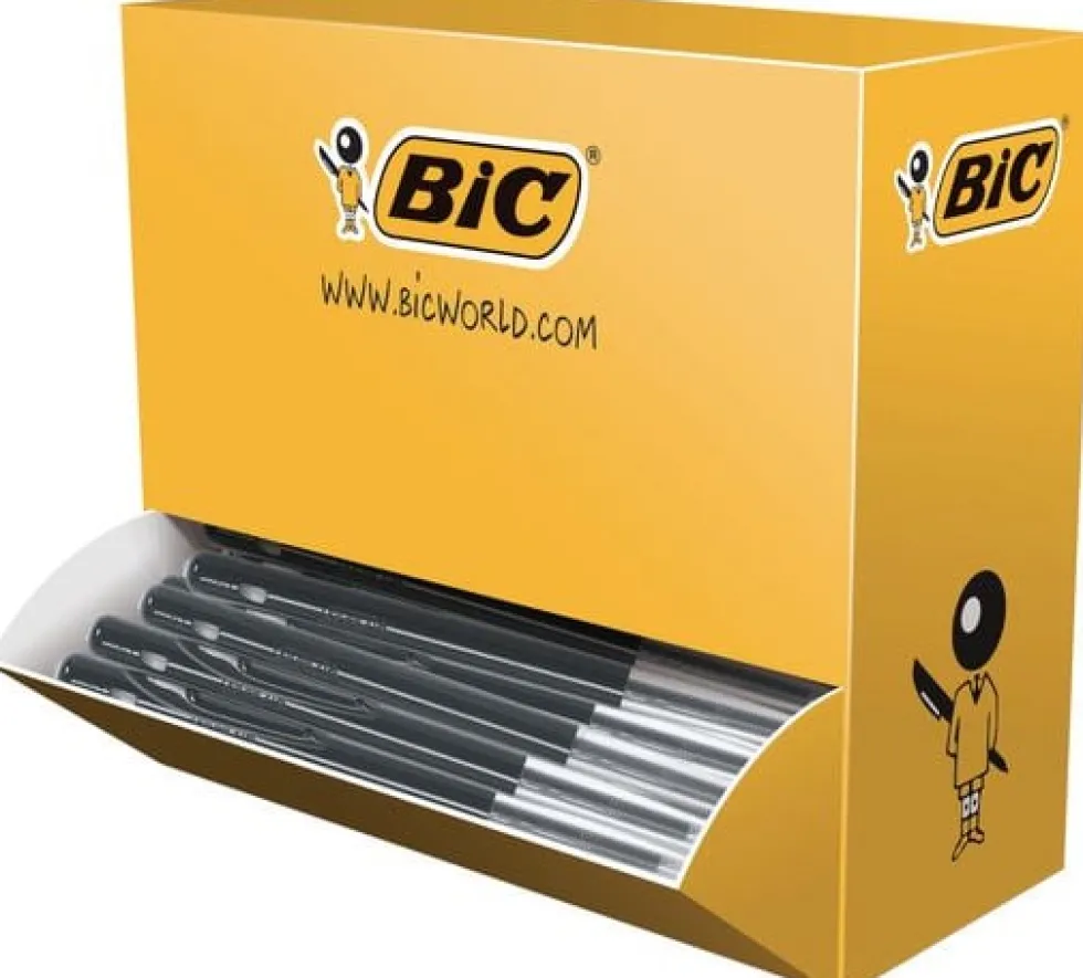 Kulpenna BIC Clic M10 1,0 svart 100/fp