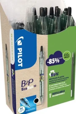 Kulpenna PILOT Ecoball 1mm svar 10+10/fp