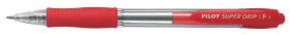 Kulpenna PILOT Super Grip fine 0,7 röd