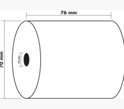 Kvittorulle Kopia 76x70x12mm