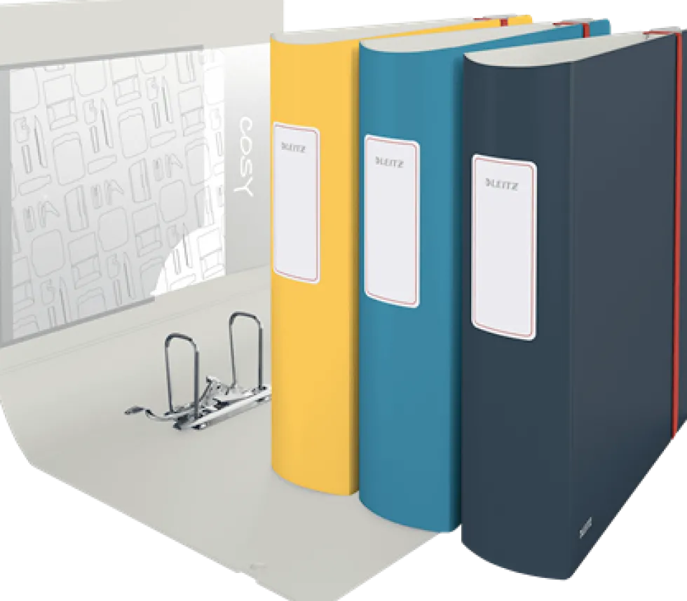 LAF Leitz Active PP Cosy A4/80mm Gul