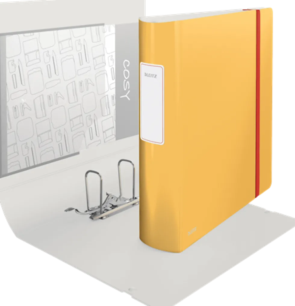 LAF Leitz Active PP Cosy A4/80mm Gul