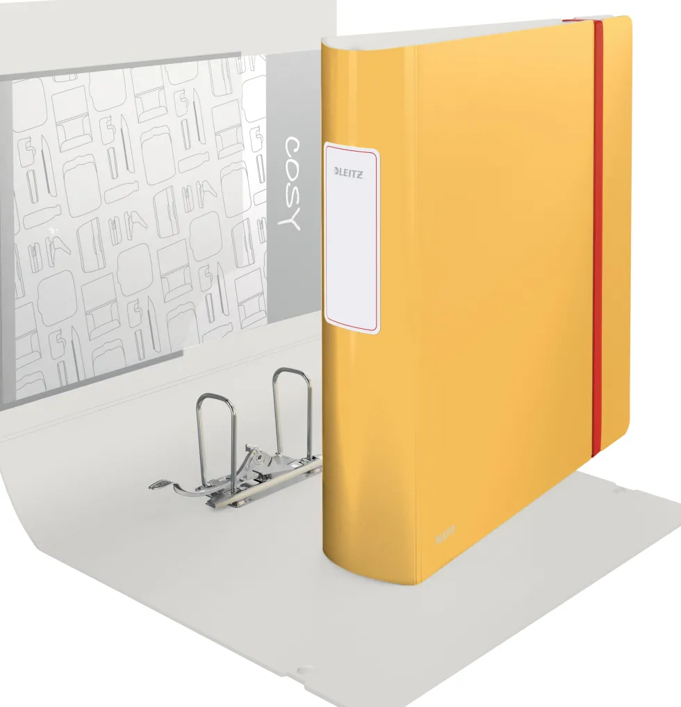 LAF Leitz Active PP Cosy A4/80mm Gul