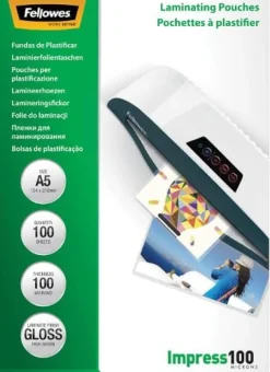 Laminat FELLOWES A5 100mic klar 100/fp