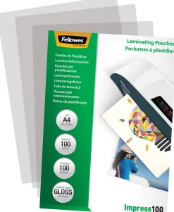 Laminat FELLOWES A4 100mic klar 100/fp