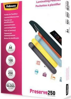 Laminat FELLOWES A3 125mic klar 500/fp