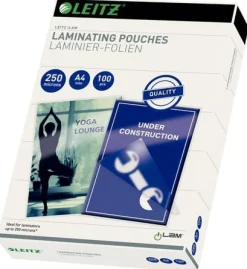 Laminat LEITZ A4 250mic klar 100/fp