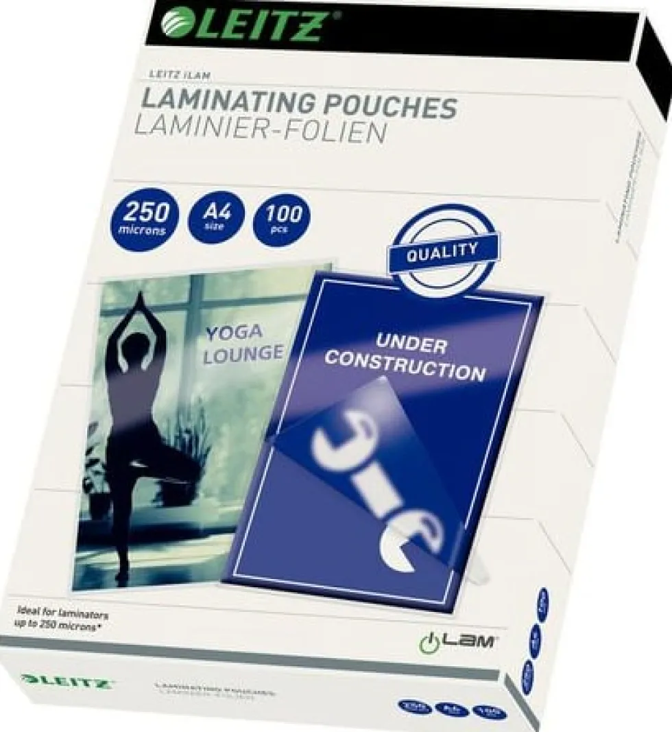 Laminat LEITZ A4 250mic klar 100/fp