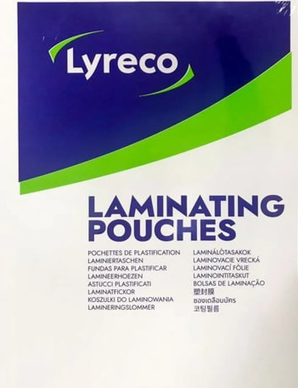 Laminat Självhäftande LYRECO A4 100mic klar 100/fp