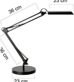 Lampa UNILUX Swingo LED svart
