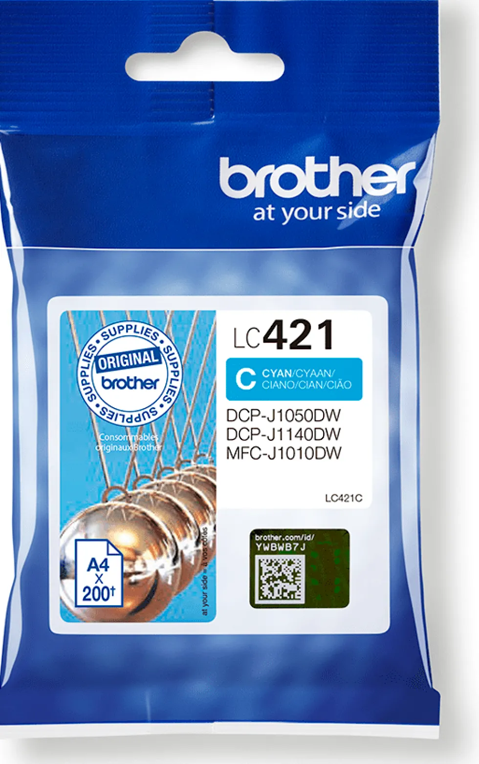 LC421C Cyan Ink cartridge 200 page