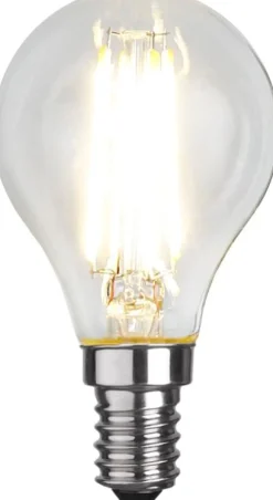 LED-lampa STAR T E14 4W Klot Clear