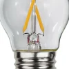 Led-lampa STAR T E27 2W klot klar