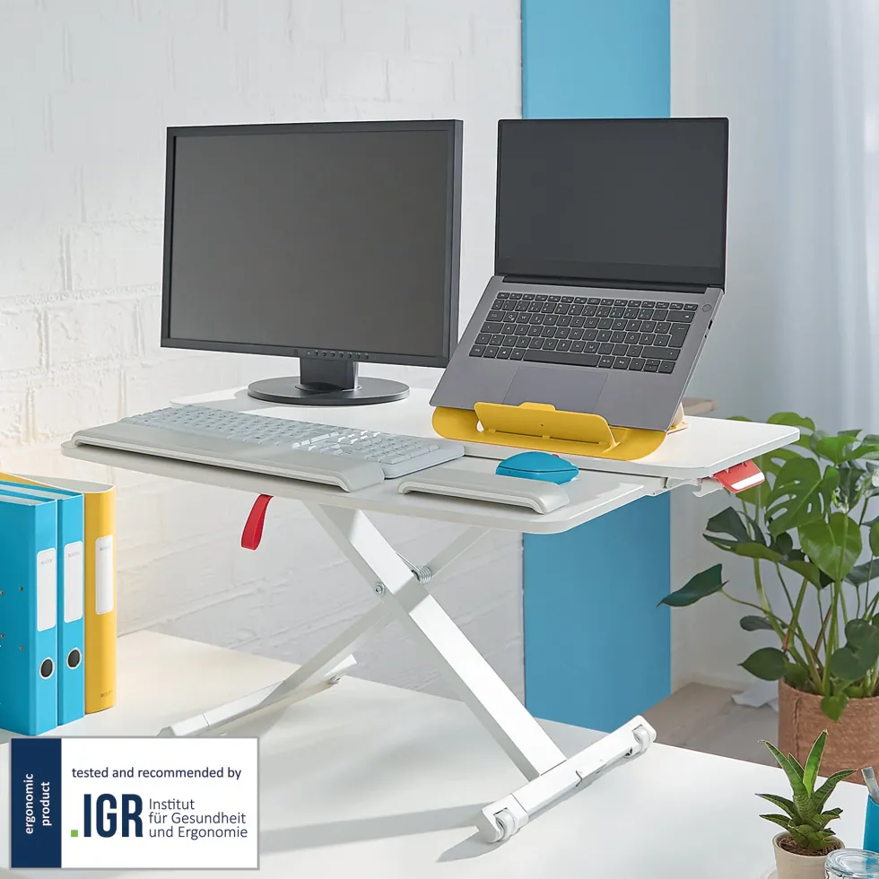 Leitz Cosy Ergo höj/sänk skrivbord +låda