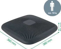 Leitz Ergo Aktiv Wobble-Kudde mörkgrå