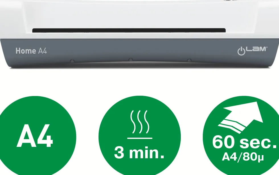 Leitz iLam Home Lamineringsmaskin A4 Vit
