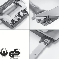 Leitz Recycle Hålslag 2h/10ark EU blå