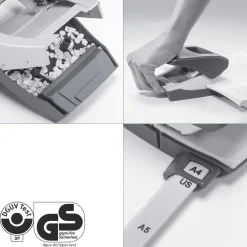 Leitz Recycle Hålslag 2h/30ark EU röd