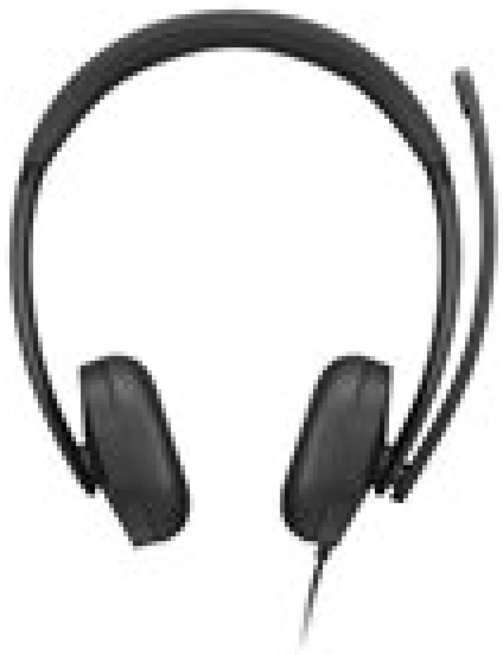Lenovo 5000 - Headset - på örat - kabelansluten - USB-C - svart