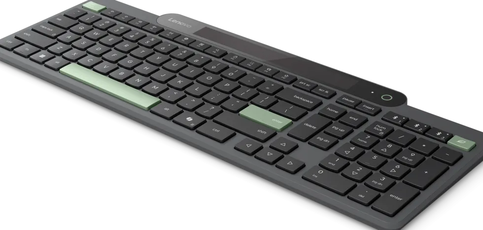 Lenovo - Tangentbord - self-charging - trådlös - Bluetooth 5.1