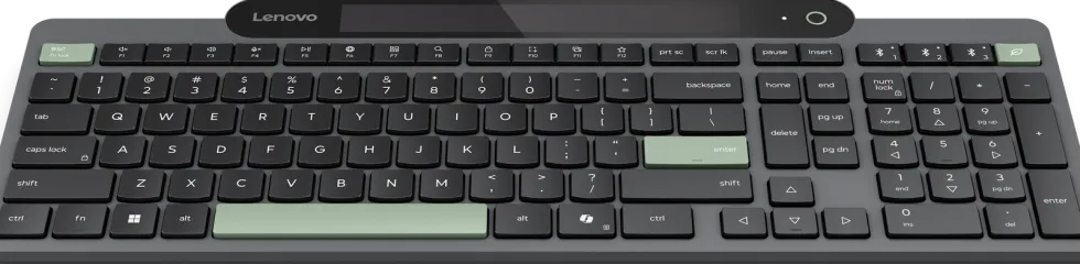 Lenovo - Tangentbord - self-charging - trådlös - Bluetooth 5.1