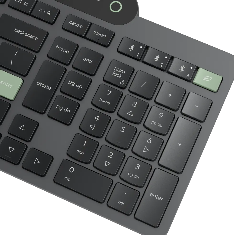 Lenovo - Tangentbord - self-charging - trådlös - Bluetooth 5.1