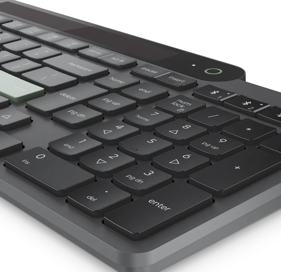 Lenovo - Tangentbord - self-charging - trådlös - Bluetooth 5.1